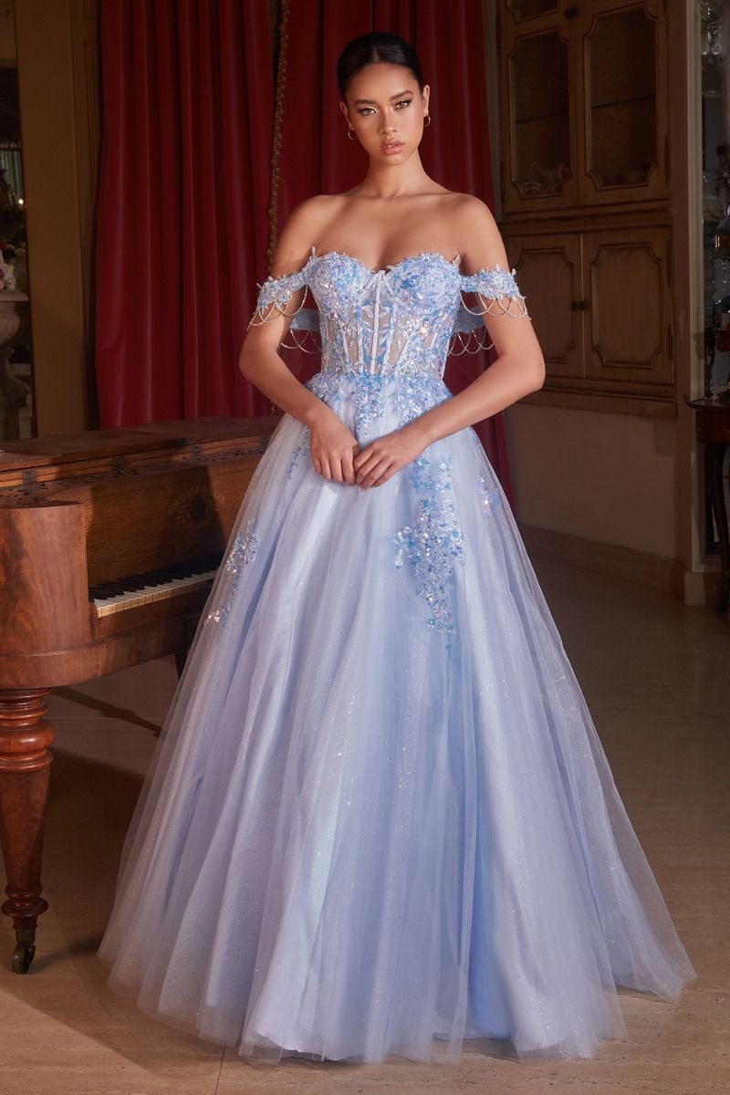 Celestial Dream™ Off-the-Shoulder Tulle Ball Gown 💫 Sparkling Elegance